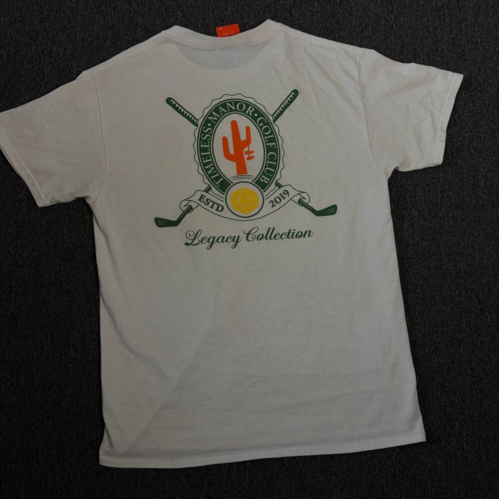 Vintage Y2k Manor Arizona Sneakers Timeless Collab Desert Graphic Tee White M